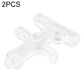 Transparent finger stinger self-defense tool clip set, two-piece