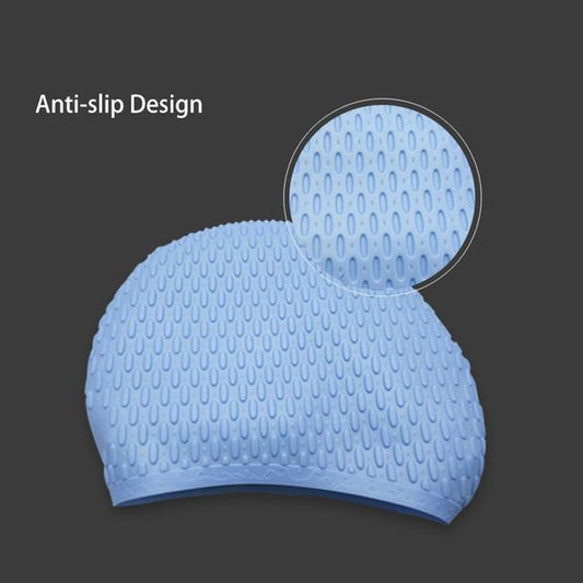 Particles Thickening High Elasticity Non-slip Silicone Swimming Cap, Particles Swimming Cap(White), Particles Swimming Cap(Black), Particles Swimming Cap(Pink), Particles Swimming Cap(Purple)