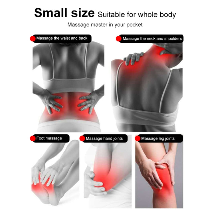 Silicone massage ball pair used on back, neck, hands, legs, and feet for relief