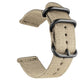 Washable Nylon Canvas Watchband, 18mm, 20mm, 22mm, 24mm