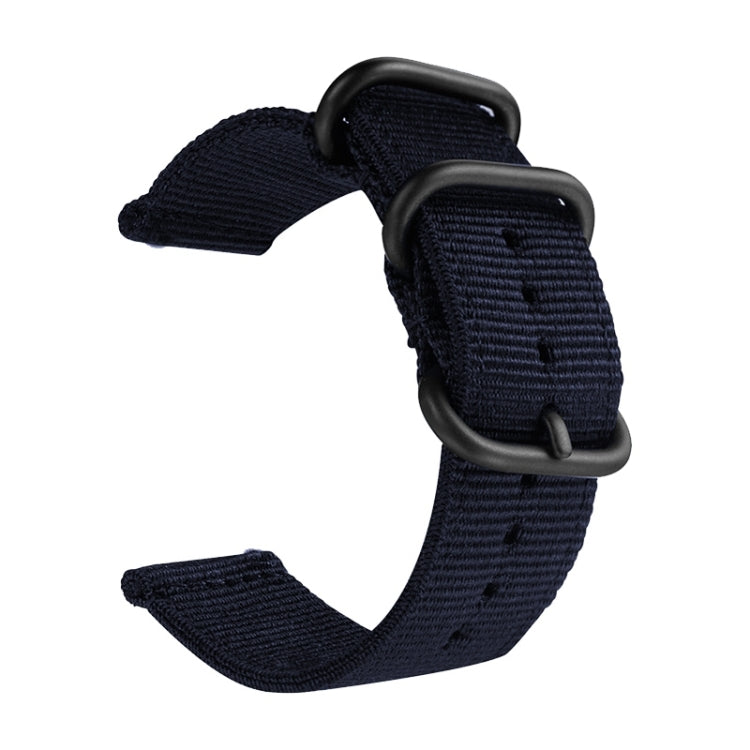 Washable Nylon Canvas Watchband, 18mm, 20mm, 22mm, 24mm