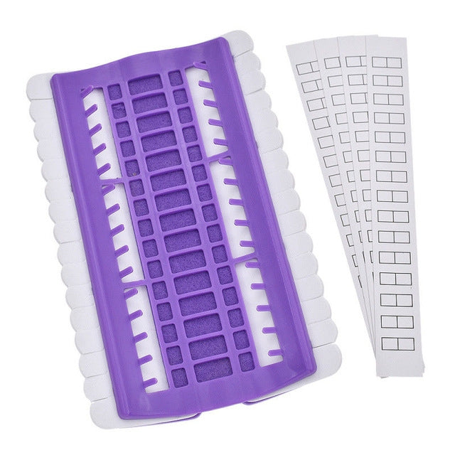 Cross Stitch Embroidery Special Tool 30 Hole Cable Arranger Threader Needle Box Pin Winder