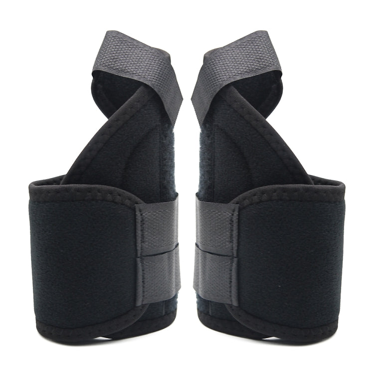 Soft bunion corrector toe separator splint pair, gray wedge braces with cushioned cuffs