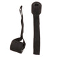 Black door tension rope with fabric loops and padded end handle grip
