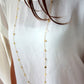Women Fashion Wafer Long Necklace
