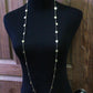 Women Fashion Wafer Long Necklace