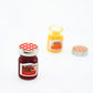 Doll House Mini Accessories Mini Jam Jar Simulation Kitchen Condiments, Jam Jar