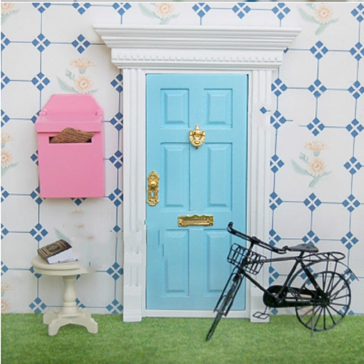 2 PCS 1:12 Doll House Accessories Mini Wooden Mailbox