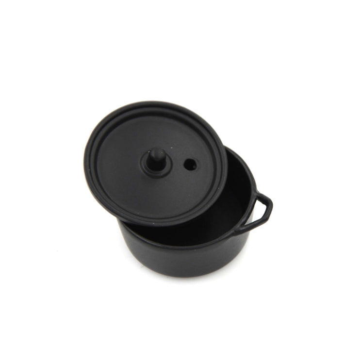 Doll House Miniature Kitchen Cooking Tools Alloy Copper Pot with Lid