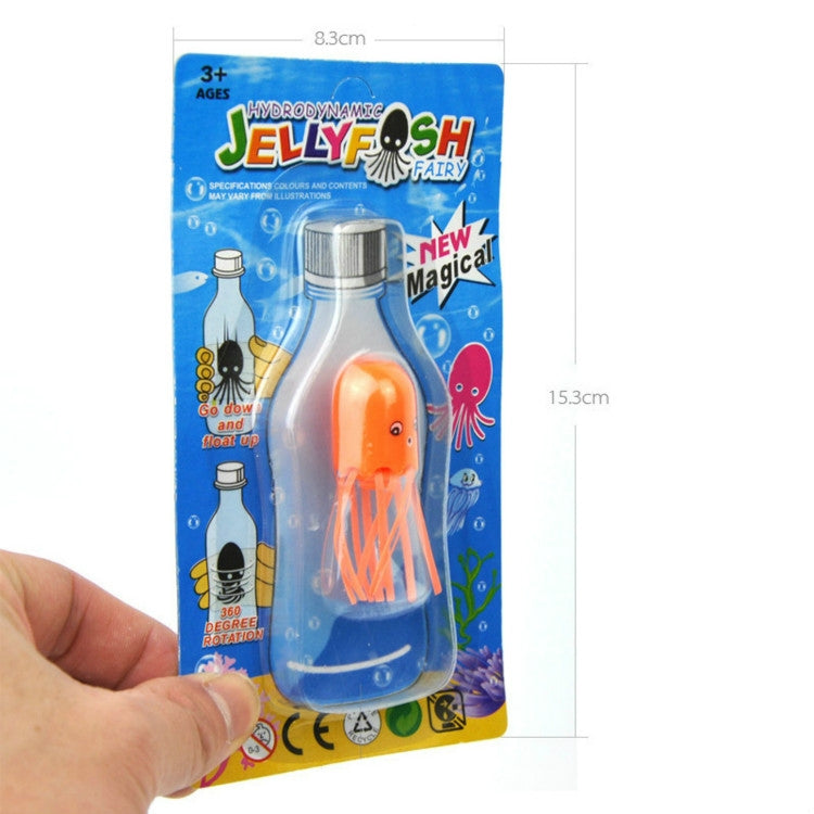 Jellyfish fairy magic toy package with a single orange jellyfish figure inside.