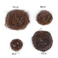 Woven rattan nest set: 15cm, 12cm, 10cm, and 8cm round sizes