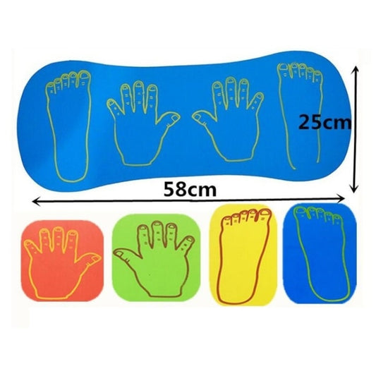 3 PCS Outdoor Sports Sense Training Equipment Foam Hands and Feet Cooperation Board Sports Game Toys for Children, Random Color Delivery, 3 PCS Hands and Feet Cooperation Board