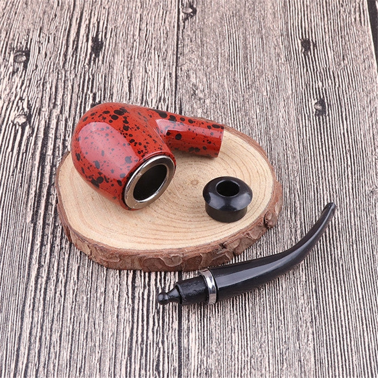 Dual-purpose Portable Resin Pipe Detachable Mini Men Filter Smoking Set Without Pipe Holder, Large, Small