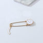Lovely Drip Small Cat Wagging Tail Animal Brooch, Black, White