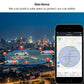 GPS tracker geofence concept with car map and phone display