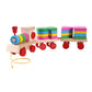 Wooden Train Shape Building Blocks Toy Baby Early Learning Training Toy, Train Shape