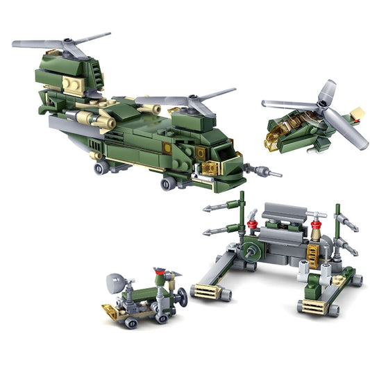 KAZI 16 in 1 Sets Land Team Building Block Educational Toys, Age Range: 6 Years Old Above, 84053