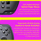 Handheld console left control panel with start button, D-pad, and plus/minus