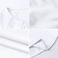 Women’s white fitted short-sleeve T-shirt close-up of neckline and textured fabric
