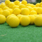 PGM 10 PCS Indoor Golf Rubber Ball, 10PCS Rubber Ball Yellow