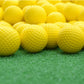 PGM 10 PCS Indoor Golf Rubber Ball, 10PCS Rubber Ball Yellow