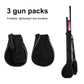 PGM Golf Foldable Portable Nylon Ball Bag(Black Silver), PGM Black Silver, PGM Black Red