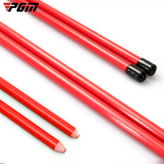 PGM 2 PCS Golf Alignment Sticks Fiberglass Training Aid Practice Rods for Correct Ball Direction(Color:Red Size:No Package), No Package, With Package