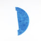 Blue half-moon microfiber cleaning pad