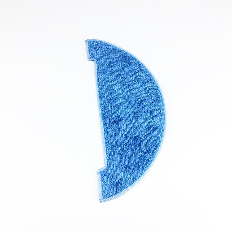 Blue half-moon microfiber cleaning pad