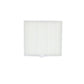 Robot vacuum filter with white grid media panel