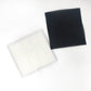 Vacuum cleaner filter mesh and foam pad, white grid with dark square top