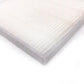 Vacuum cleaner filter mesh edge with white ribs and gray border, rectangular