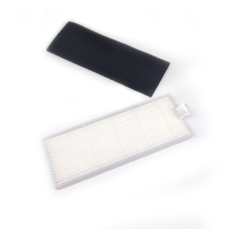 Replacement vacuum filter with white pleated insert and black foam pad