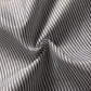 Striped inner lining fabric in gray and white with soft drape