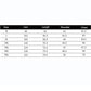 Jacket size chart table with length, shoulder, and chest for M to 5XL