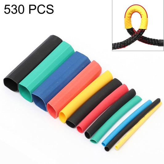 530 Colorful PCS Waterproof High Toughness Oxidation Resistance Seal Heat Shrinkable Tube, 530 in 1