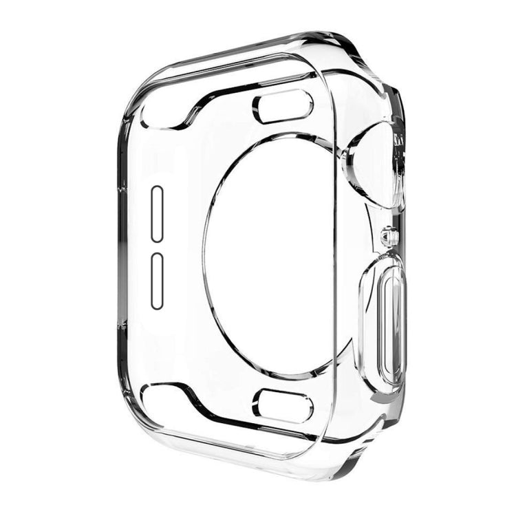 Transparent TPU Apple Watch case shell for 44mm, curved corner design