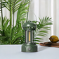 Battery Model COB Portable Outdoor Camping Lamp Atmosphere Tent Lamp Retro Lamp, Size: Small Green Button Color Random